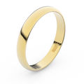 Zlatý snubní prsten FMR 2B35 ze žlutého zlata, bez kamene