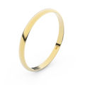 Zlatý snubní prsten FMR 4H20 ze žlutého zlata, bez kamene