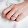 Aria | Zásnubný prsteň so stredovým kameňom 0.25 ct, žlté zlato, s diamantmi
