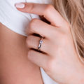 Florence | Zásnubní prsten se středovým diamantem 0.25 ct, růžové zlato