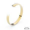 Zlatý snubní prsten FMR 4D30 ze žlutého zlata, bez kamene