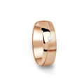 Zlatý dámský snubní prsten DF 01/D z růžového zlata, s briliantem