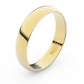 Zlatý snubní prsten FMR 2D45 ze žlutého zlata, bez kamene