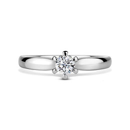 Florence | Zásnubní prsten se středovým diamantem 0.25 ct, bílé zlato