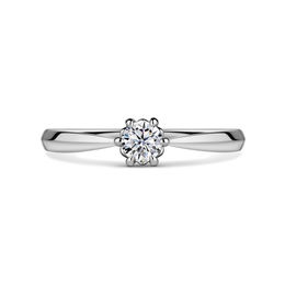 Minerva | Zásnubný prsteň so stredovým diamantom 0.25 ct, biele zlato