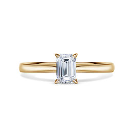 Arlene | Zásnubní prsten se středovým diamantem 0.730ct, žluté zlato