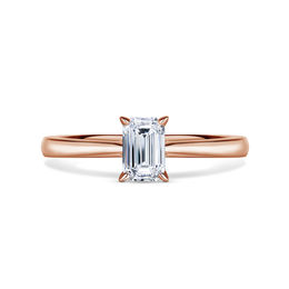 Arlene | Zásnubní prsten se středovým diamantem 0.730ct, růžové zlato