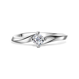 Freya | Zásnubní prsten se středovým diamantem 0.25ct, bílé zlato